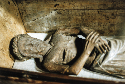 preview ehem. Augustinerchorherrenstift, Heiliges Grab, Christus (Foto 1990)
